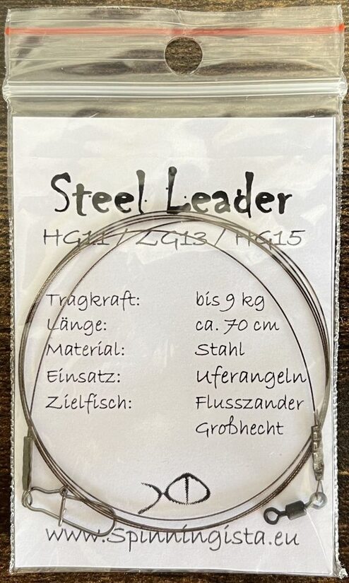 Stahl-Vorfach für HG11 / ZK11 / ZG13 / HG15 / ZG17